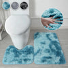 2-Piece Non-Slip Absorbent Bathroom Floor & Door Mat Set