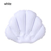 1PC Inflatable Bath Pillow With Suction Cups Soft Spa Neck Support Pillow Bathtub Anti-slip Fan-shaped Cushion Bathing Accessory