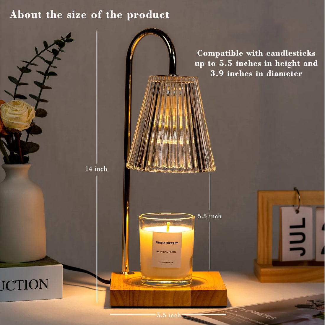 Candle Warmer Lamp, Candle Lamp Warmer With Timer Dimmer, House Warming Gifts New Home Decor Aesthetic, Gifts For Women For Hous