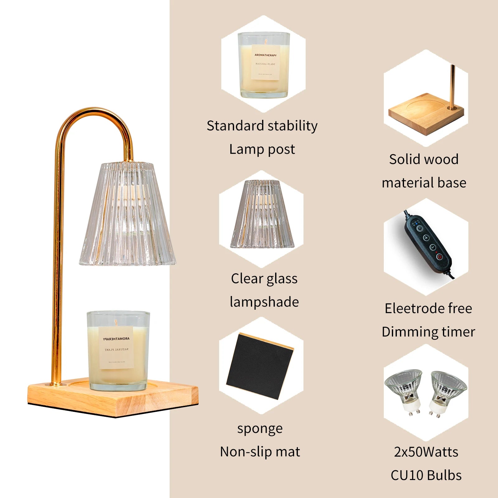 Candle Warmer Lamp, Candle Lamp Warmer With Timer Dimmer, House Warming Gifts New Home Decor Aesthetic, Gifts For Women For Hous