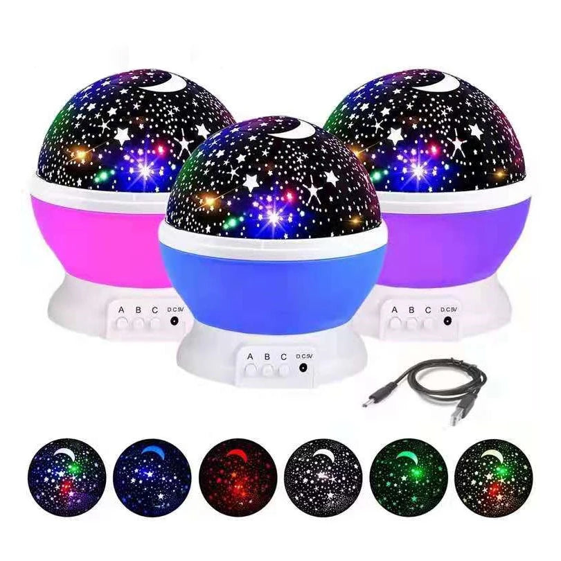 LED Galaxy Projector 360° Rotating - Starry Sky Night Light with Nebula Effect, Perfect Christmas Gift for Kids Bedroom Decor