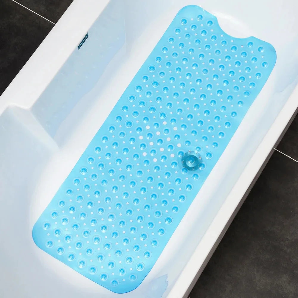 Large Cute Cartoon PVC Bath Mat Anti-Slip Shower Bathtub Mats With Sucker Soft Massage Pad Kid's Elder Bathroom Carpet Rug