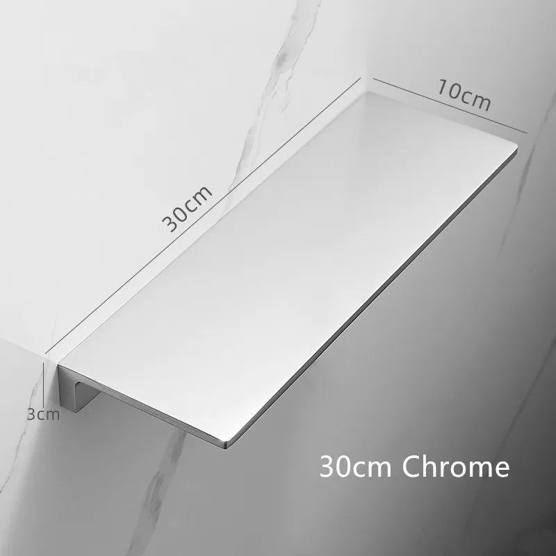 Tuqiu Bathroom Shelf Brushed Gold Top Bath Shower Shelf Brass Bathroom shelf Organizer Wall Mounted Black Kitchen Storage holder