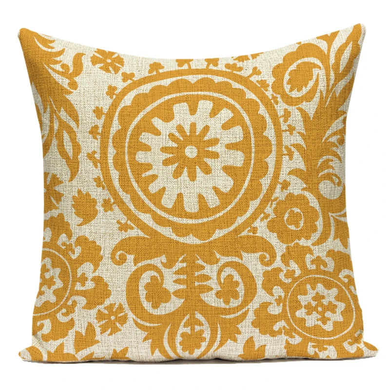 Nordic Geometry Cushions Case Yellow Stripe Home Decorative Pillow Cases Cushion Covers Pillows Covers Sofa Bed Room Pillowscase