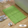 Solid Color Soft Plush Chenille Non Slip Bathroom Bath Mat Water Absorption Floor Door Mat Toilet Rug Home Decoration Carpet