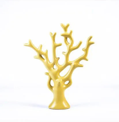 Modern Feng Shui Ceramic Figurines Livingroom Ornaments Home Furnishing Decoration Crafts Office Room Accessories Wedding Gifts