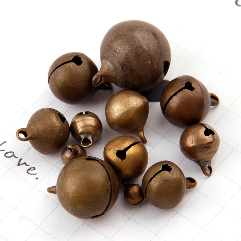 Bronze Metal Jingle Bells Loose Beads Festival Party Decoration/Christmas Tree Decorations/DIYCrafts Accessories