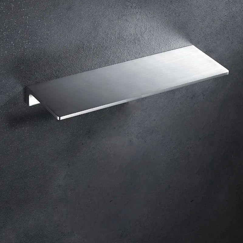Tuqiu Bathroom Shelf Brushed Gold Top Bath Shower Shelf Brass Bathroom shelf Organizer Wall Mounted Black Kitchen Storage holder