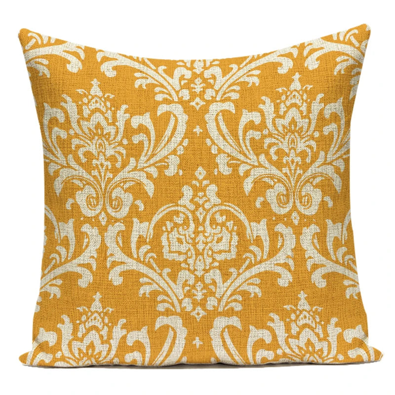 Nordic Geometry Cushions Case Yellow Stripe Home Decorative Pillow Cases Cushion Covers Pillows Covers Sofa Bed Room Pillowscase