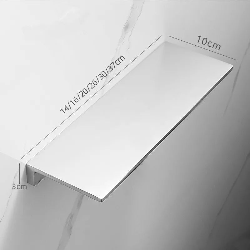 Tuqiu Bathroom Shelf Brushed Gold Top Bath Shower Shelf Brass Bathroom shelf Organizer Wall Mounted Black Kitchen Storage holder