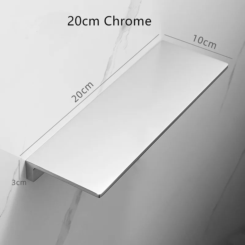 Tuqiu Bathroom Shelf Brushed Gold Top Bath Shower Shelf Brass Bathroom shelf Organizer Wall Mounted Black Kitchen Storage holder