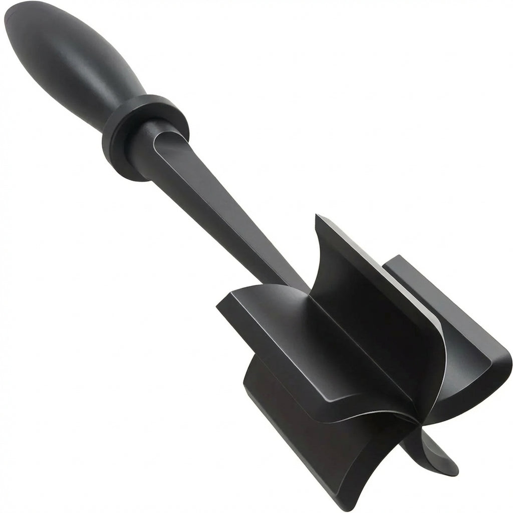 Heat-Resistant Meat Chopper & Ground Beef Smasher – Ergonomic Manual Hamburger Prep Tool