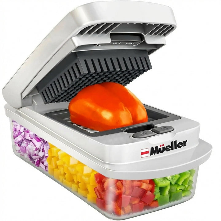 10-in-1 Vegetable Chopper & Mandoline Slicer with Container