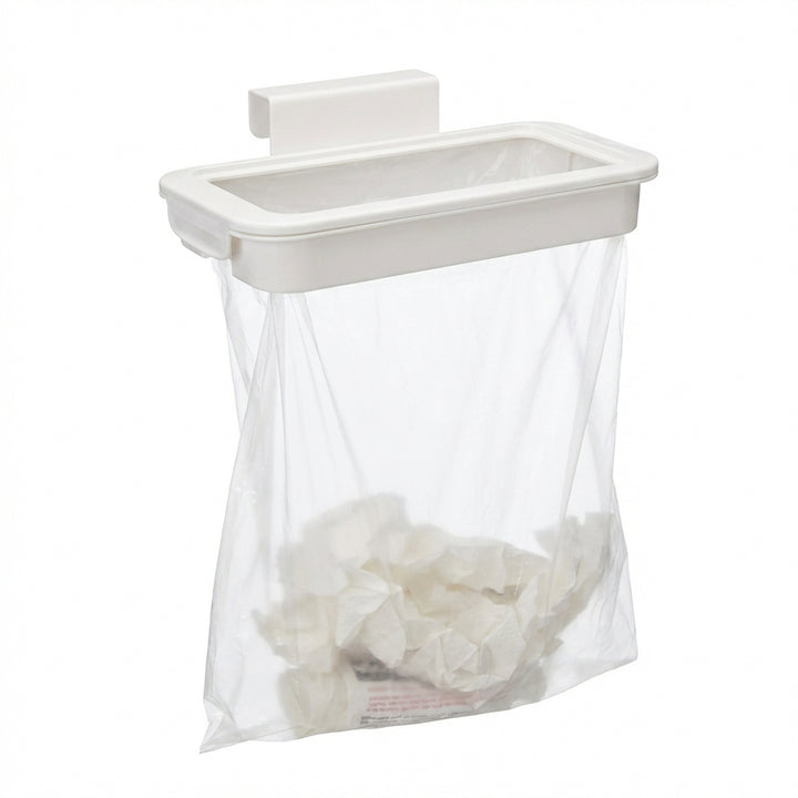 Colgador de bolsas de basura para colgar, duradero, para cocina, armario, organizador de almacenamiento