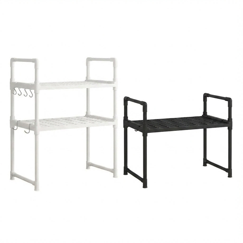 Estante de almacenamiento de cocina de varias capas, organizador de condimentos, estante para microondas, estantes sencillos para ordenar la encimera, accesorios de cocina
