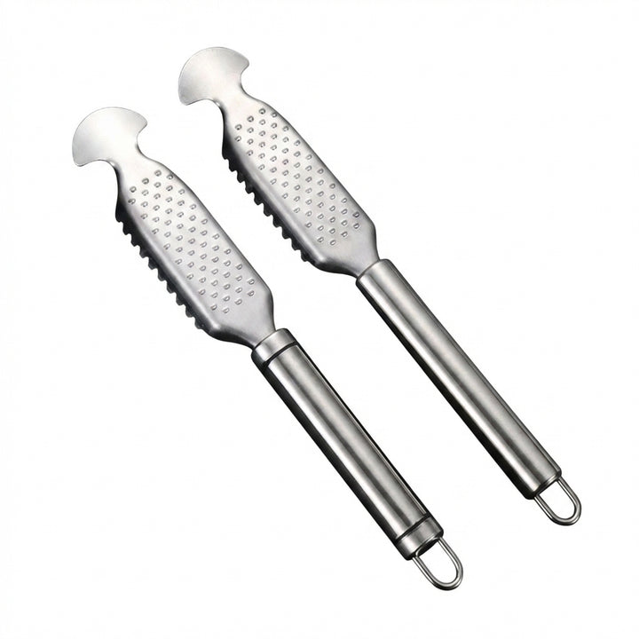 Stainless Steel Fish Scale Scraper & Multi-Use Kitchen Grater Tool