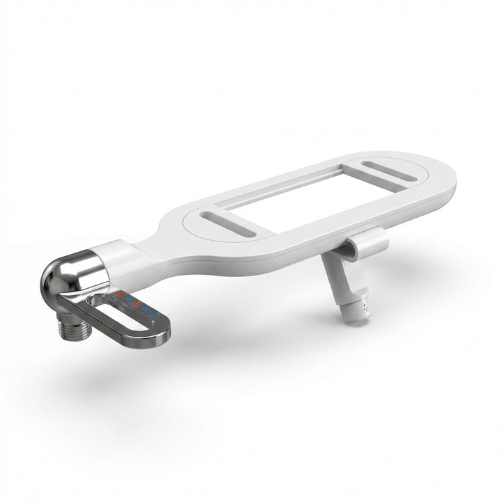 Ultra-Thin Non-Electric Bidet Toilet Seat with Dual Nozzles