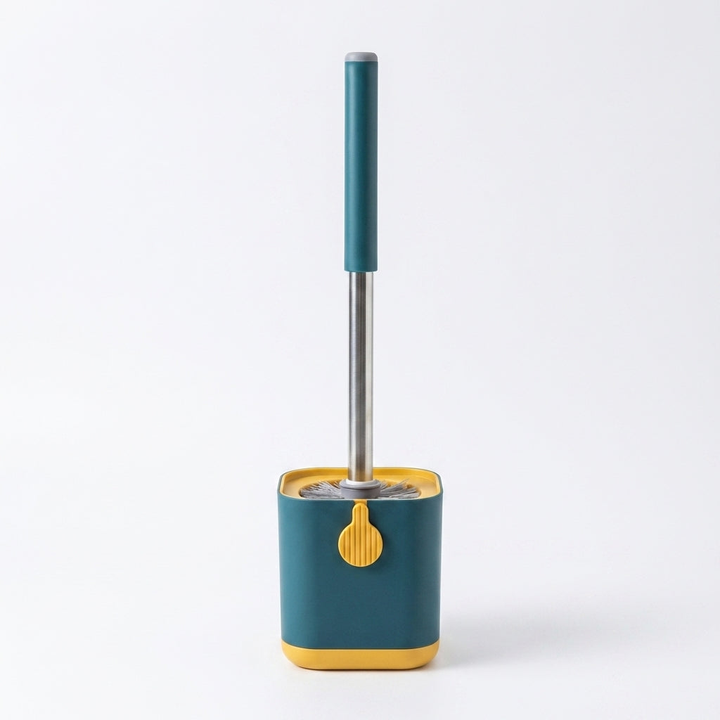 Stainless Steel Toilet Cleaning Brush with Durable Stiff Bristles