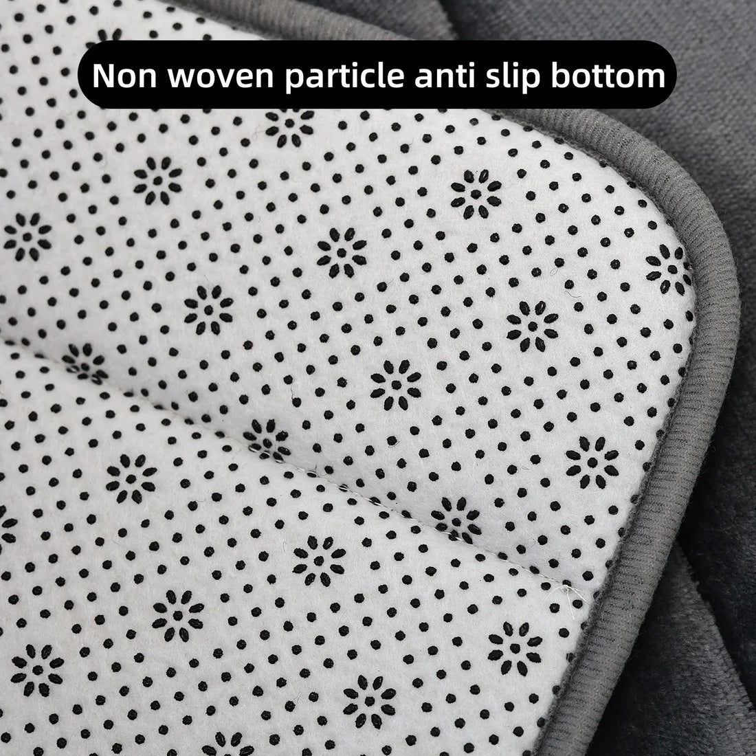 1 piece bath mat Geometric pattern coral velvet bathroom mat, non-slip sole, hand washed, embossed stripe design, soft and comfo