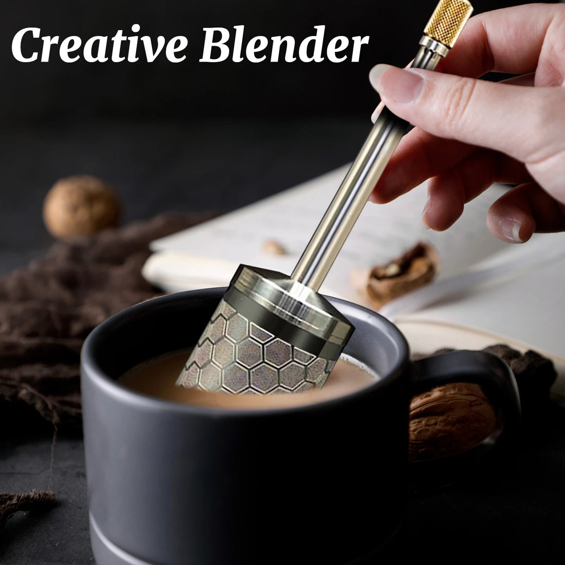 High Quality Press & Release Coffee & Tea Stirrer - Portable Infuser Tool For Lattes, Cocktails & Beverages S/M