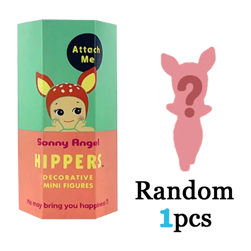 En Stock Sunny Angel Blind Box Hippers Anime Series figuras modo muñeca llavero decoración del teléfono móvil estatuilla regalo