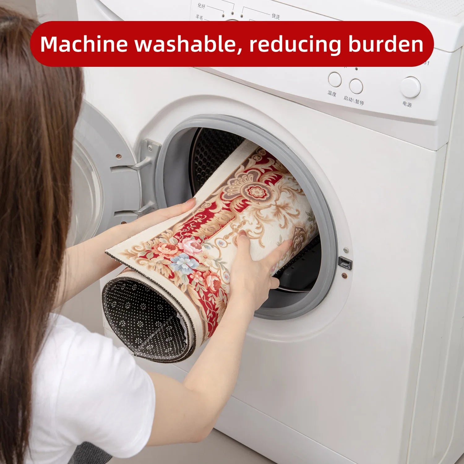 1PC, cartoon knife and fork kitchen waterproof door carpet mat, kitchen mat, can wash home decoration carpet mat