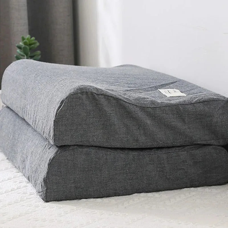 30x50cm Cotton Latex Pillowcase For Home Bedroom Sleeping Washable Memory Pillow Cover