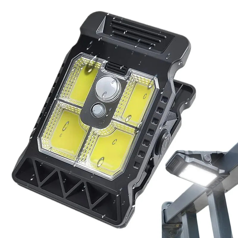 Clip-On Solar Lights Outdoor – Waterproof Motion Sensor LED Portable Lighting for Garage, Garden & Camping