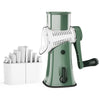 5-in-1 Rotary Cheese Grater & Vegetable Slicer with Mandoline Blades