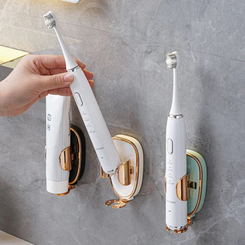 Traceless Toothbrush Holder Bath Wall-Mounted Electric Adults Toothbrush Stand Rack Organizer Hanger Bathroom Accessories