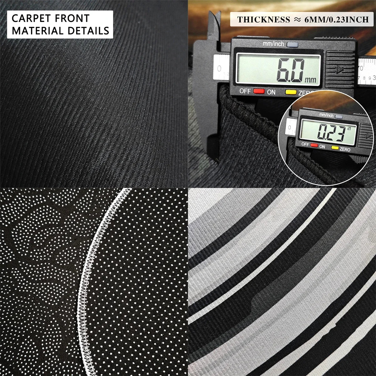 Living Room Carpet Non-slip Dirt-resistant Wear-resistant Floor Mat Black White Checkered Rug Home Decoration Large Size Mats