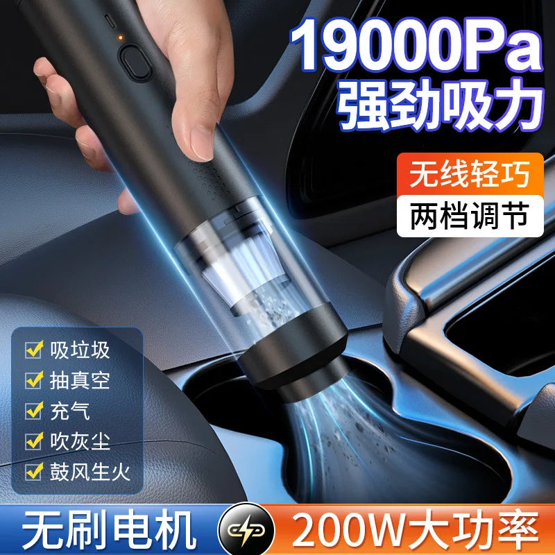 Portable Cordless Handheld Vacuum Cleaner – Powerful Suction Car Dust Buster for Auto Interior & Quick Home Cleaning