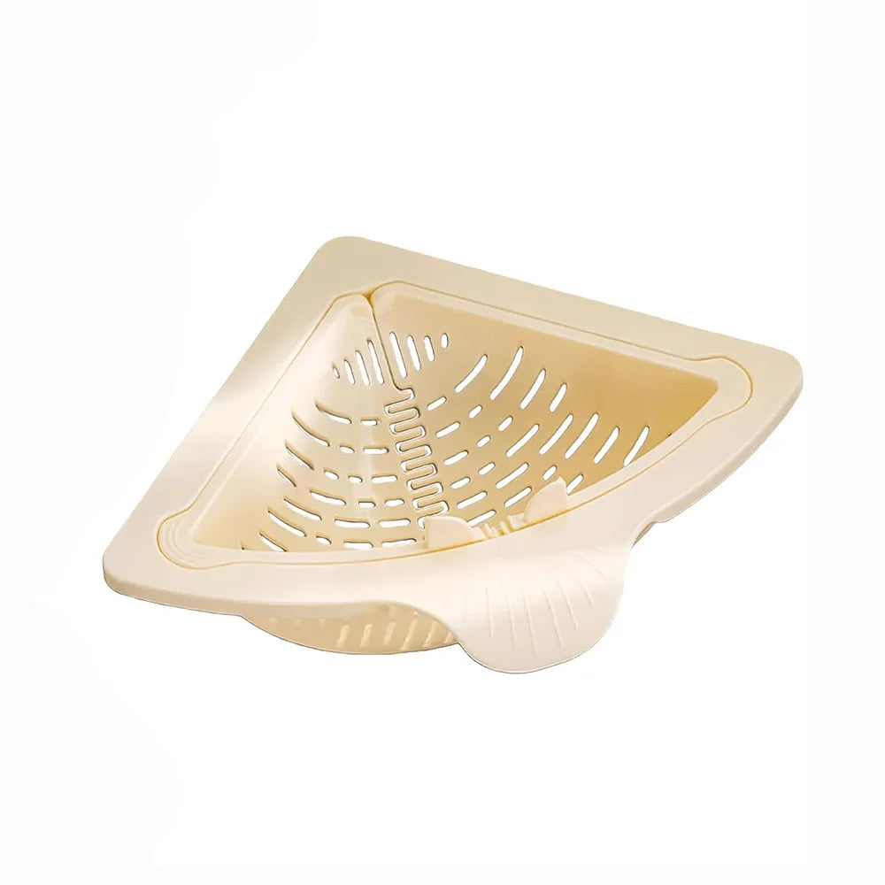 Magnetic Triangle Sink Drain Basket for Food Waste & Produce Storage