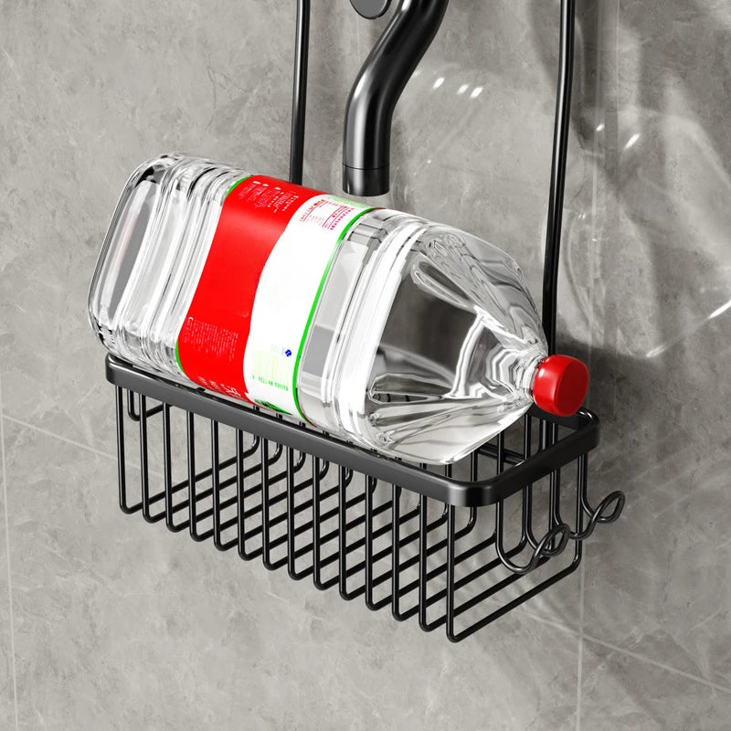 Convenient Toilet Shower Rack with No Drilling Installation  Bathroom Storage Basket for Shower Room and Bath Products