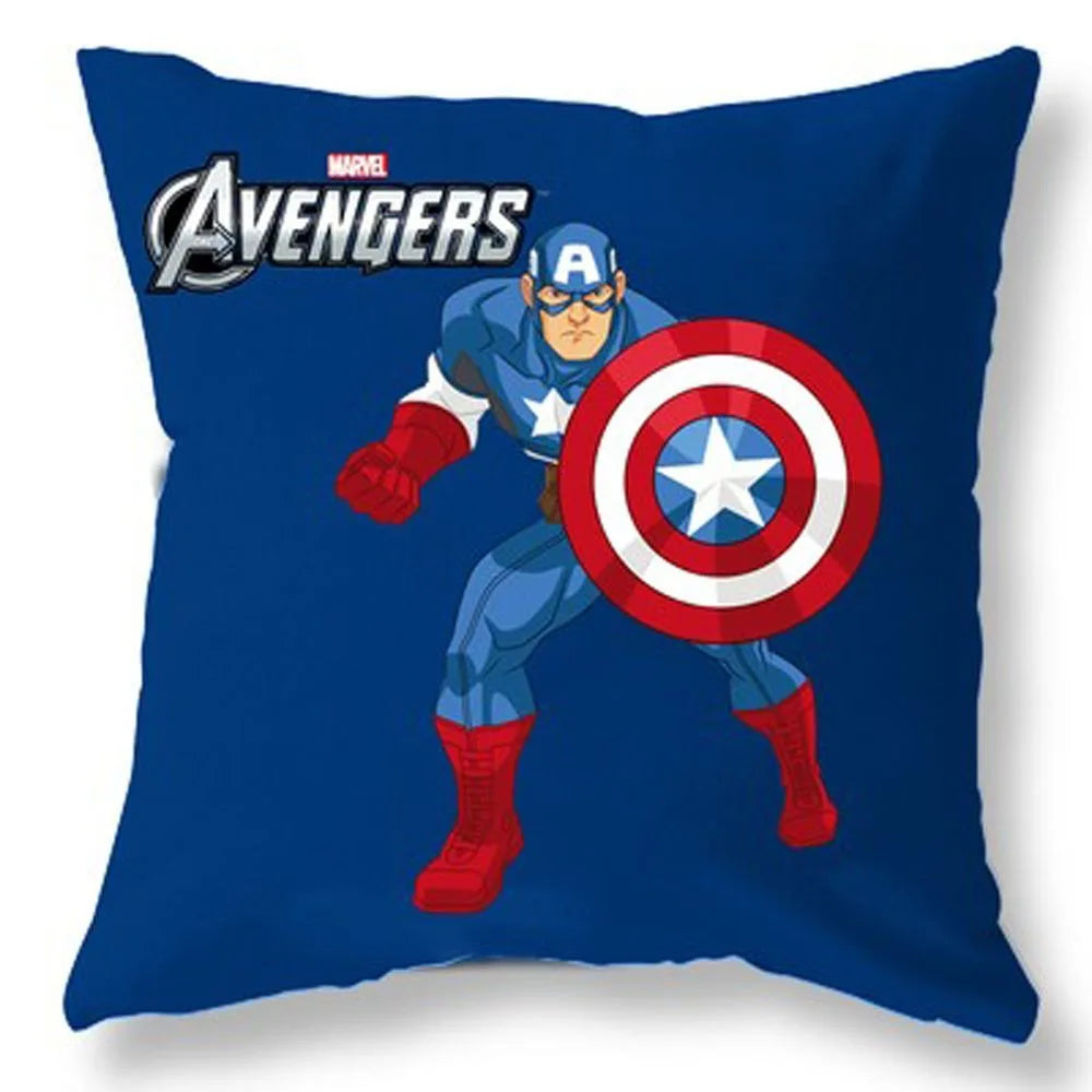 Superhero Spiderman Iron Man Pillow Cover Soft and comfortable Living room Sofa Cushion Cover Home Bedroom Room decoration