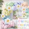 107pcs Macaroon Color Balloon Chain Balloon Arch Balloon Set, Birthday Festival Wedding Party Decoration Supplies Holiday Annive