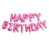 13pcs Happy Birthday Decoration Balloons Rose Gold Letter Foil Ballons Birthday Party Decorations