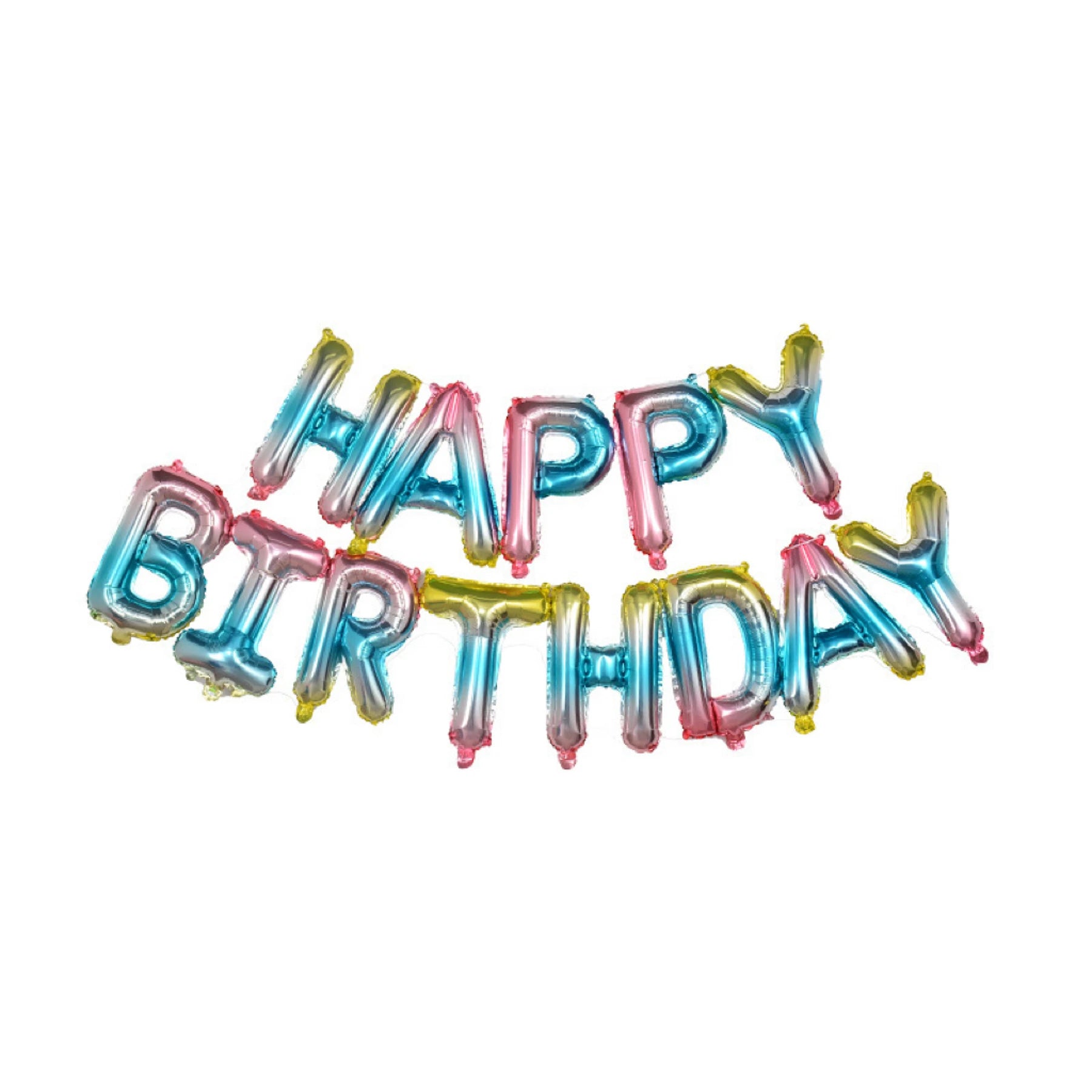 13pcs Happy Birthday Decoration Balloons Rose Gold Letter Foil Ballons Birthday Party Decorations