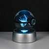 3D Pokémon Crystal Ball LED Night Light with Base