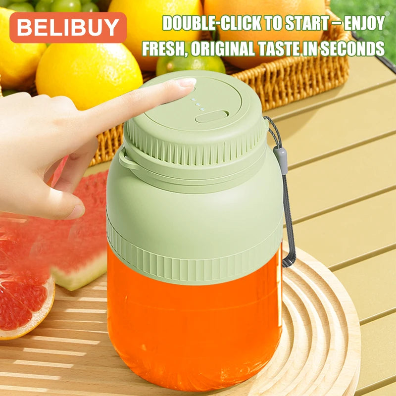 500/1300ML Electric Juicer Cup 6 Blades Blender Milkshake Machine USB Portable Fruit Milk Mixing Tool Mini Fresh Juice Blender