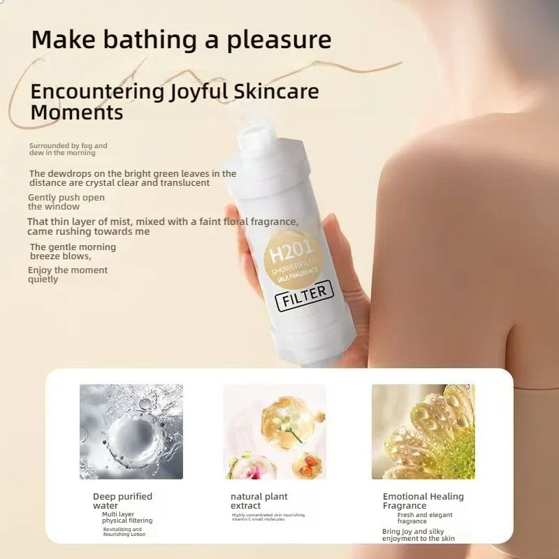 Filter For Shower Scented Shower Head Water Softener Improve Hair Skin Removal Shower Purifier Bathroom Accessories