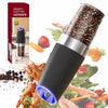 Electric Gravity Salt & Pepper Grinder with Adjustable Coarseness
