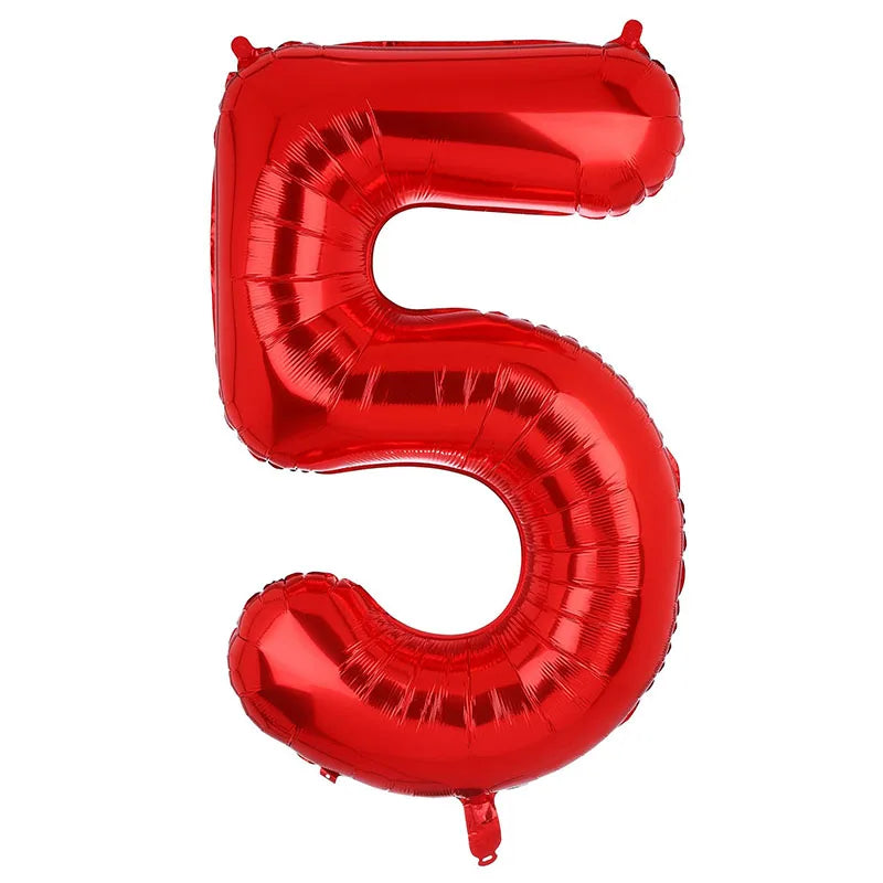 32inch Rainbow Gradient Number Foil Balloon 1-9 for Kids Birthday Party Decor Baby Shower Bridal Shower More Options Avaliable