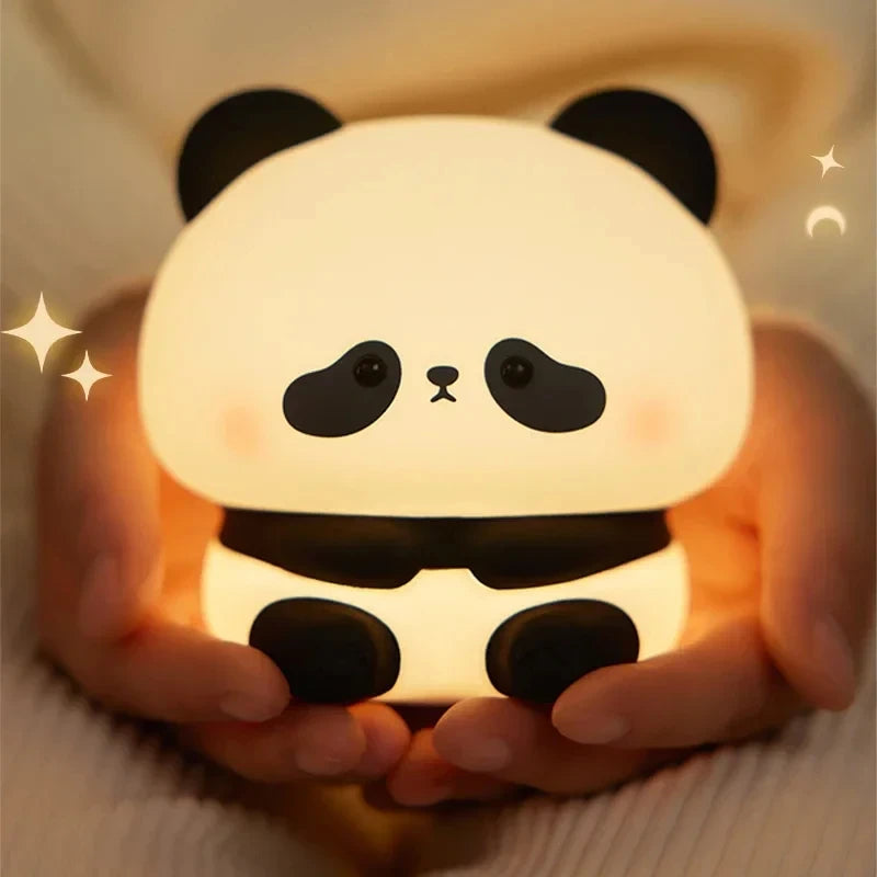 Animal Led Night Light Rechargeable Dimmable Silicone Table Lamp Children's Night Light for Nursery Bedroom Cute Birthday Gift