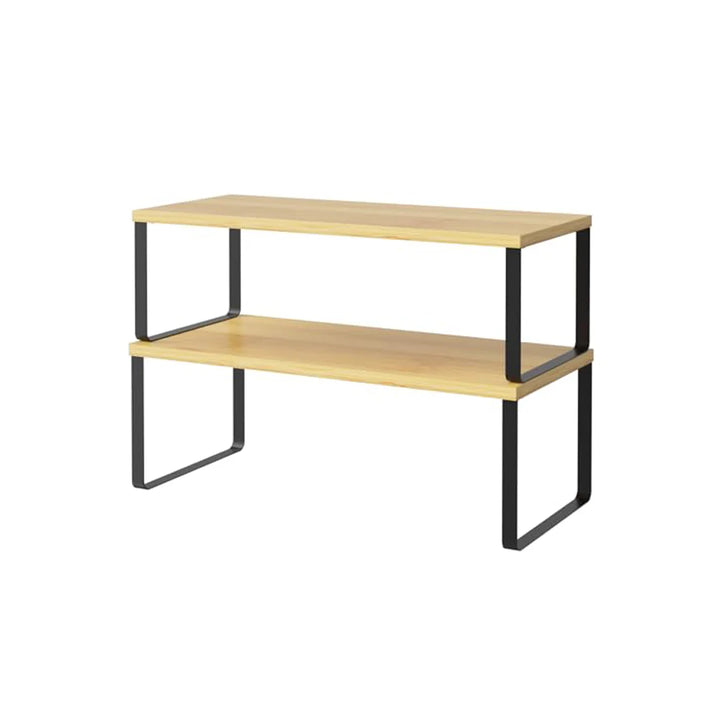 2-Pack Stackable Expandable Kitchen Counter Shelf Organizer