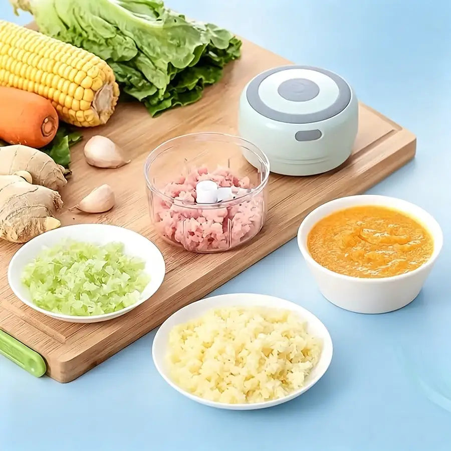 250ml Mini Rechargeable Garlic Chopper & Meat Grinder