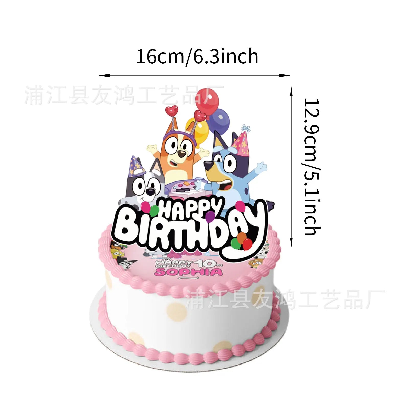 Bluey Theme Birthday Party Decorations Celebration Party Balloons Disposable Tableware Cup Plate Baby Shower Kid Party Set