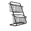 Kitchen Vegetable Storage Shelf, Black Floor To Ceiling Multi-layer Vegetable Rack, Household Vegetable And Fruit Storage Basket