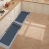 100x200 Blue Grey Diatomaceous Earth Kitchen Floor Mat, Fully Laid Can Be Cut Dirt Resistant and Slip Resistant Mat