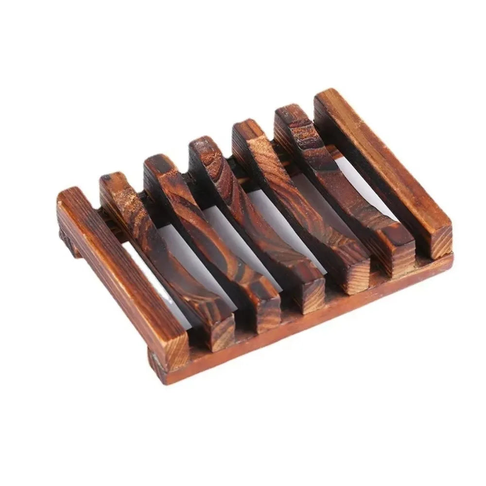 Soap Box Natural Bamboo Dishes Bath Soap Holder Bamboo Case Tray Wooden Prevent Mildew Drain Box Bathroom Washroom Tools